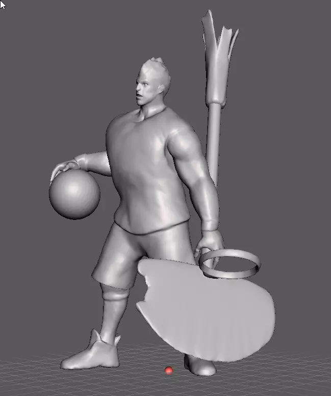 DunkMaster Darius 3D Model 3D print model