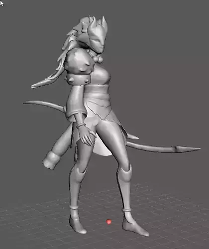 Bloodmoon Diana 3D Model