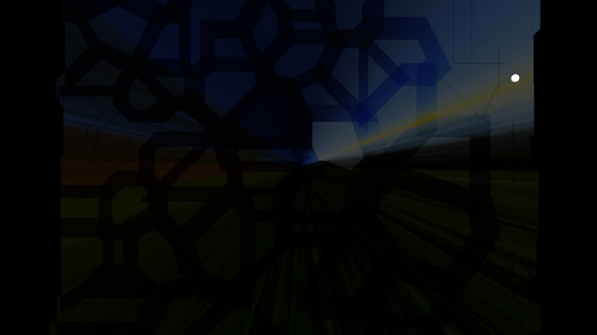 Glass Break Low-poly 3D model_1