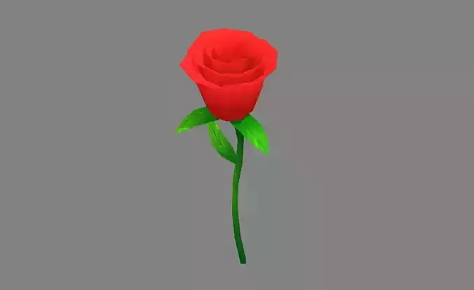 Cartoon rose