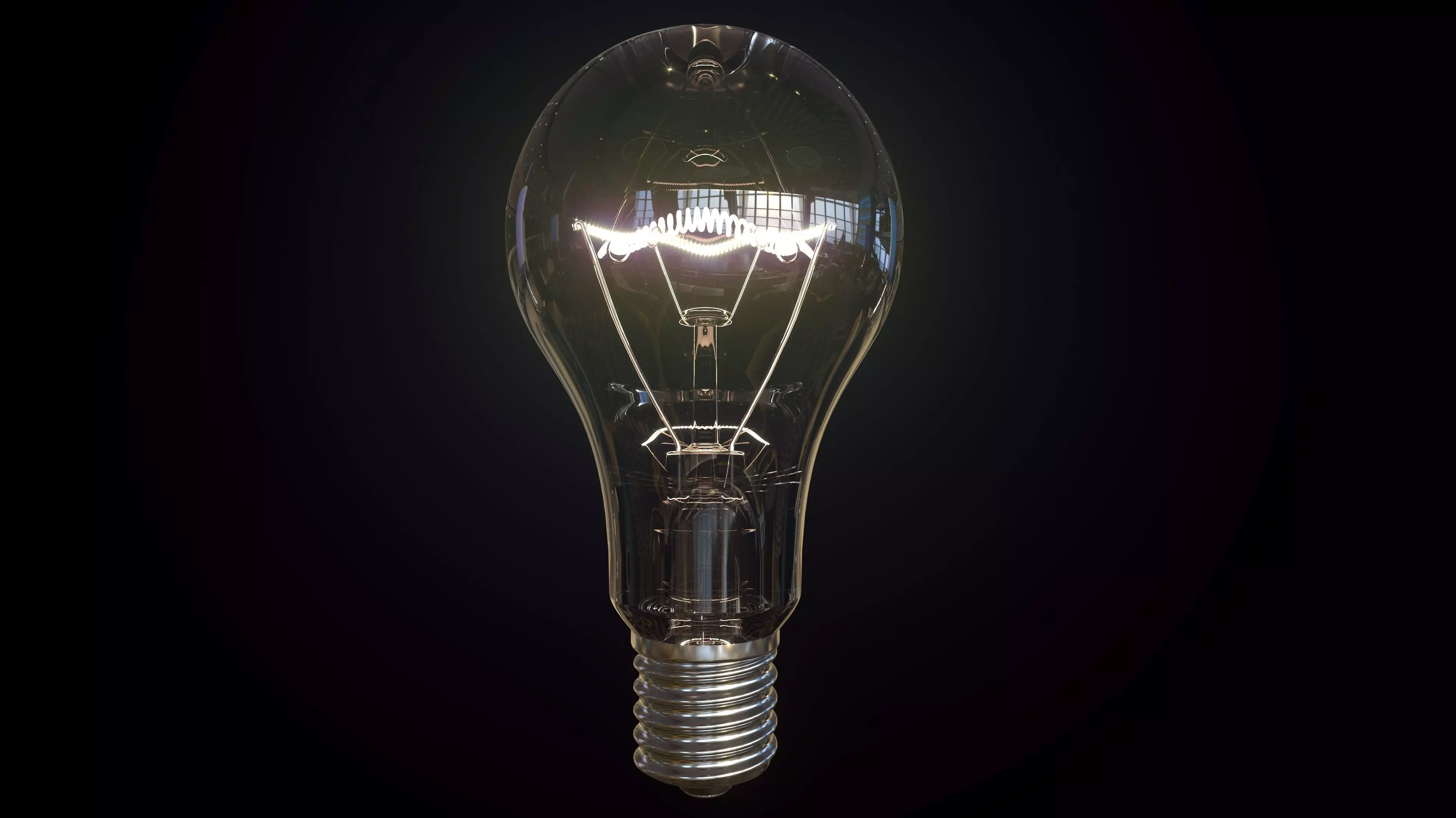 E26 Light Bulb 3D model_0