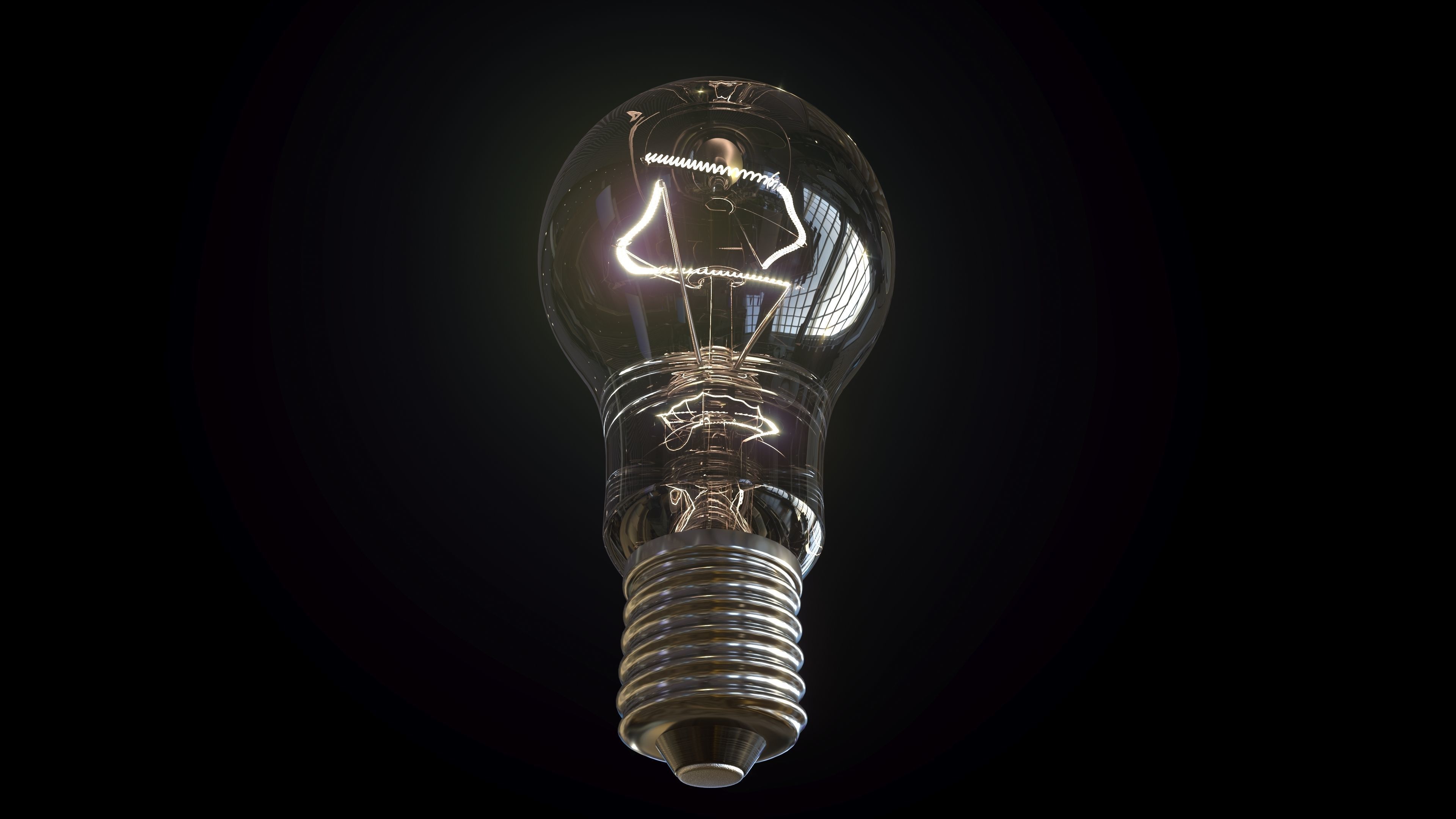 E26 Light Bulb 3D model_2