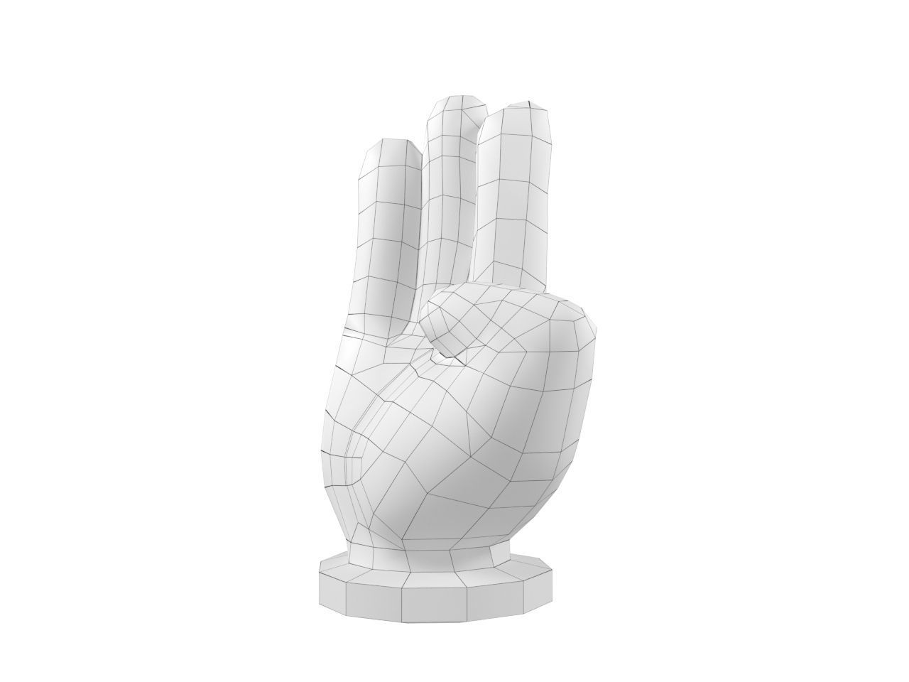 Hand Mickey Palm 3D print model_5