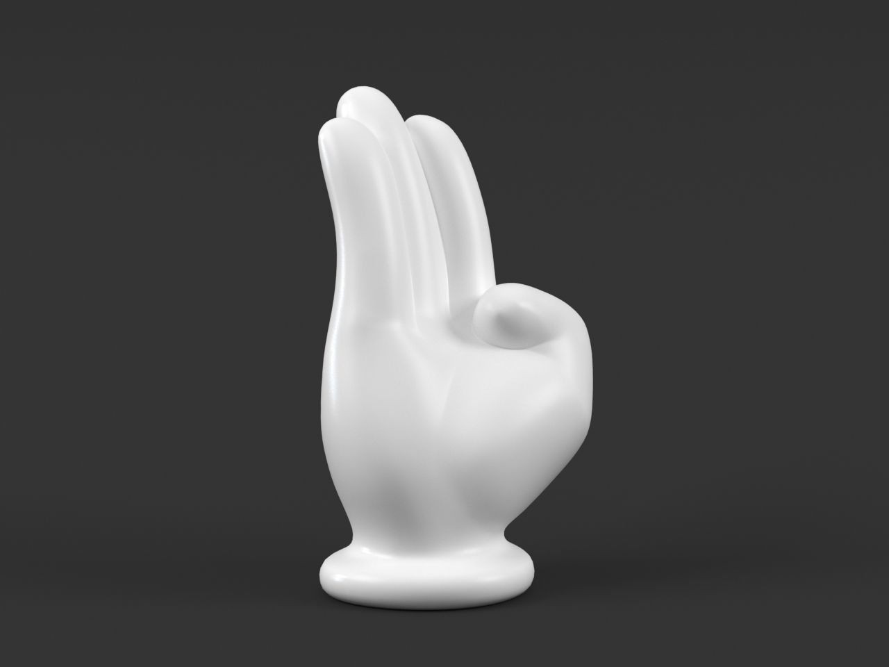 Hand Mickey Palm 3D print model_6