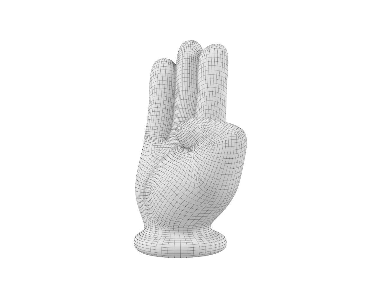 Hand Mickey Palm 3D print model_4