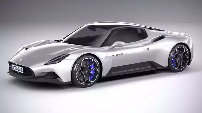 Maserati MC20 2021 LowPoly 3D model
