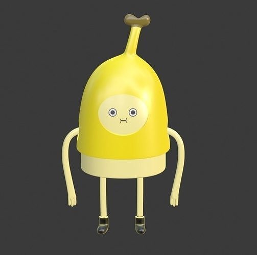 Banana Man from Adventure Time 3D print model