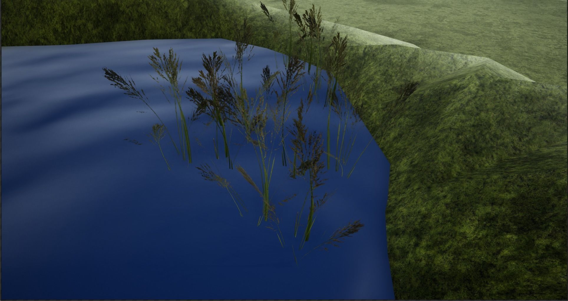 4K Lake Weed Plant Lowpoly Low-poly 3D model_18