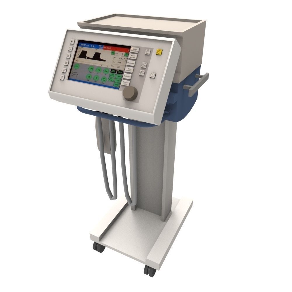 Evita respiratory cart