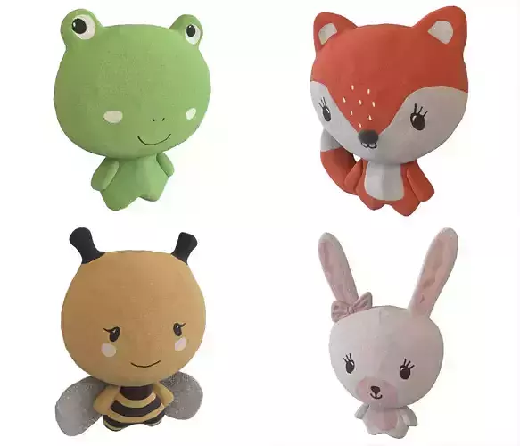 Collection 4 Soft Toys HM