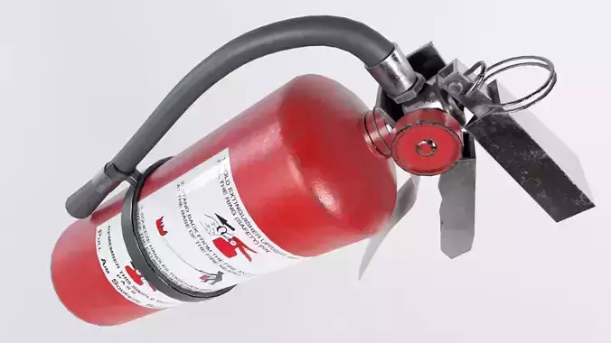 Fire Extinguisher  Low-poly 3D model