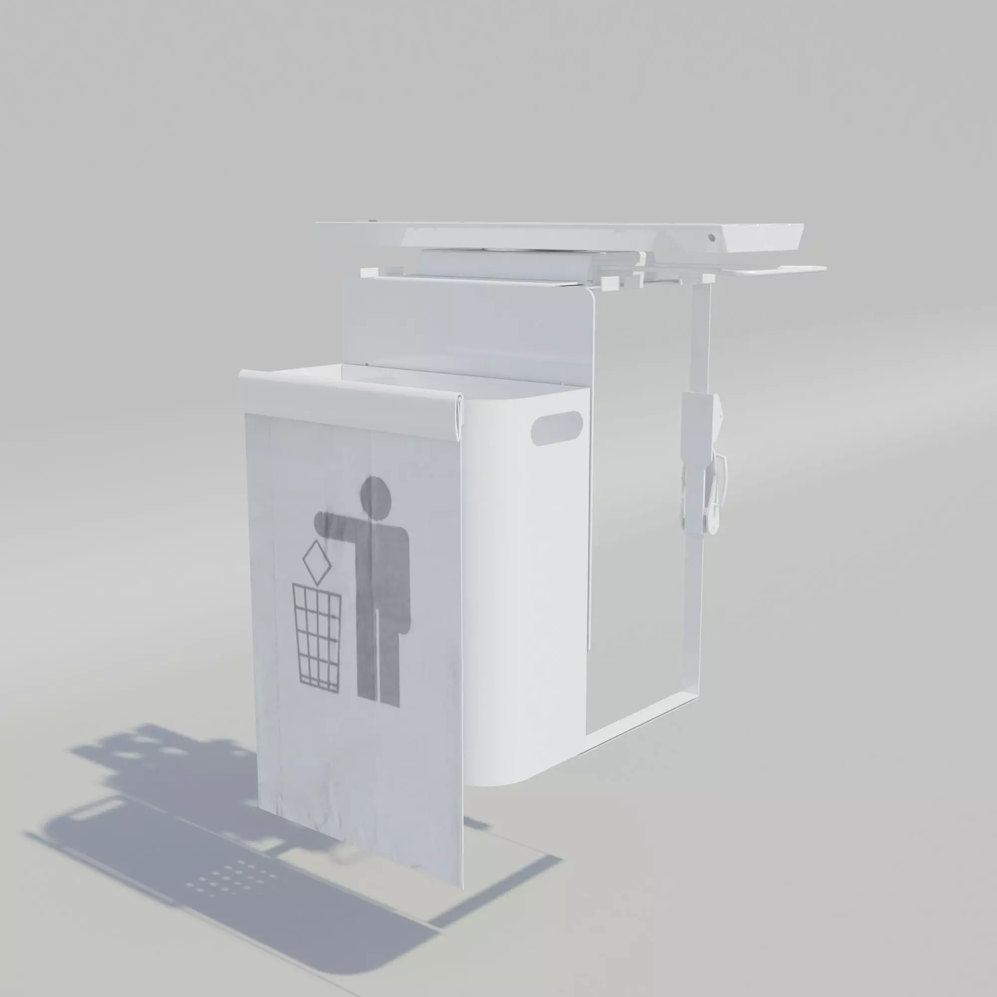 LiftFlex CPU-holder - KONDATOR 3D model_0