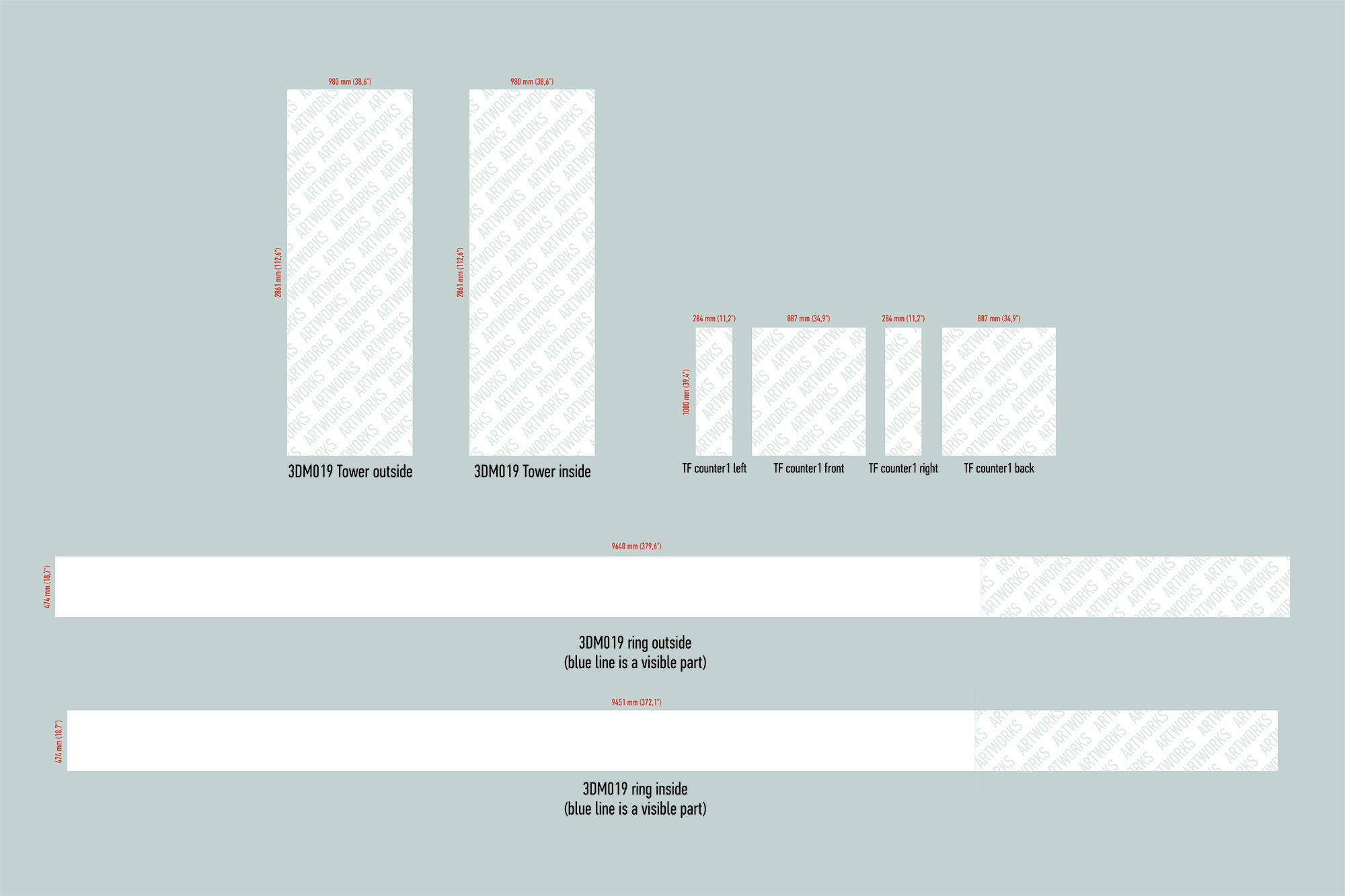 Exhibition booth 20x20ft 3DM019 3D model_13