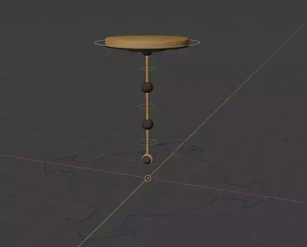 Pendulum Rig Blender Free low-poly 3D model