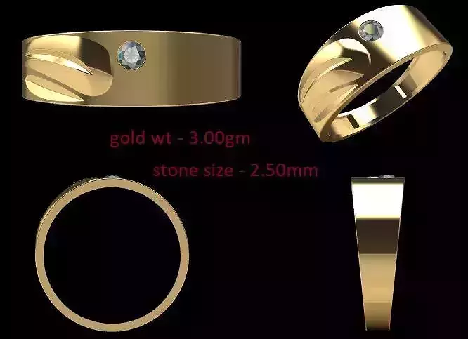 rings gold ring with diamond