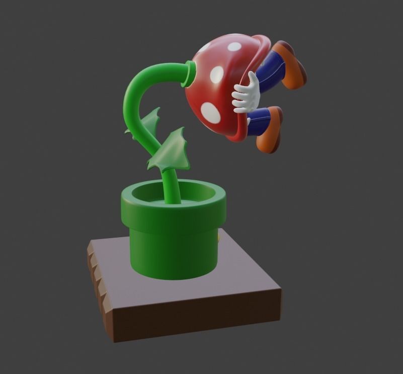Super Mario 3d Print Model Game Over 3D print model_19