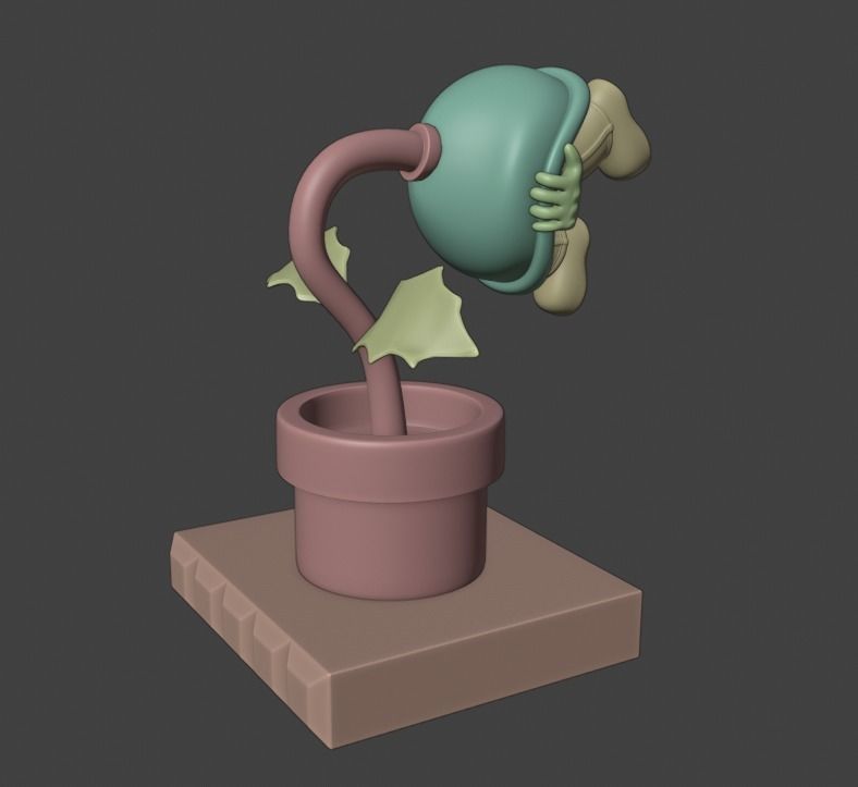 Super Mario 3d Print Model Game Over 3D print model_36