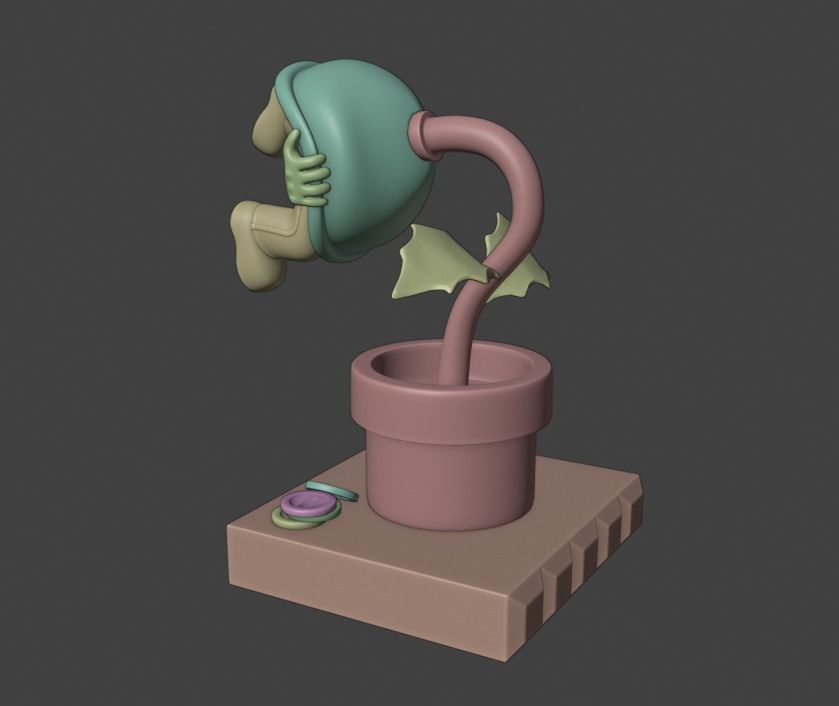 Super Mario 3d Print Model Game Over 3D print model_32