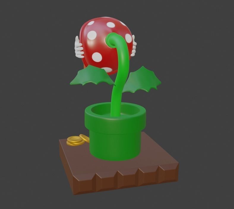 Super Mario 3d Print Model Game Over 3D print model_13