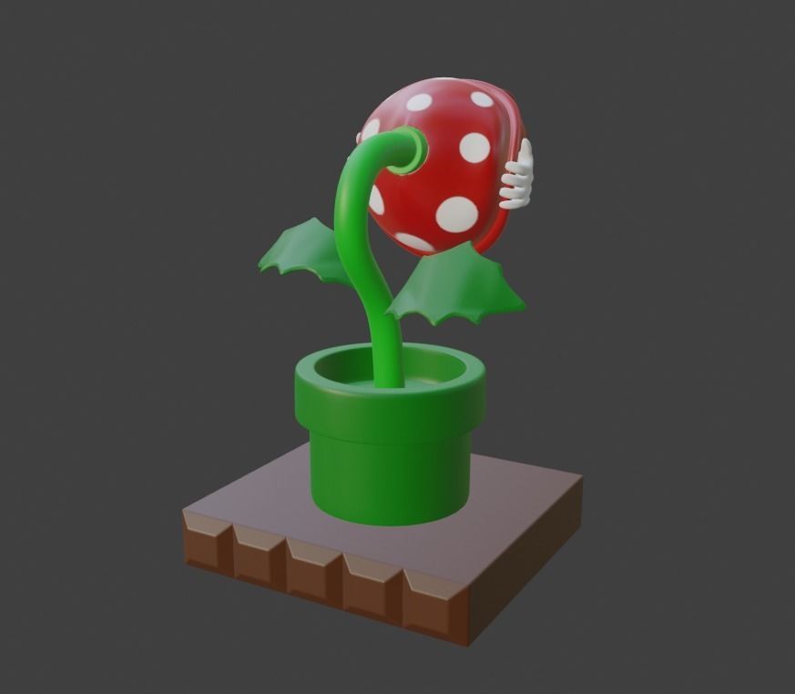 Super Mario 3d Print Model Game Over 3D print model_16