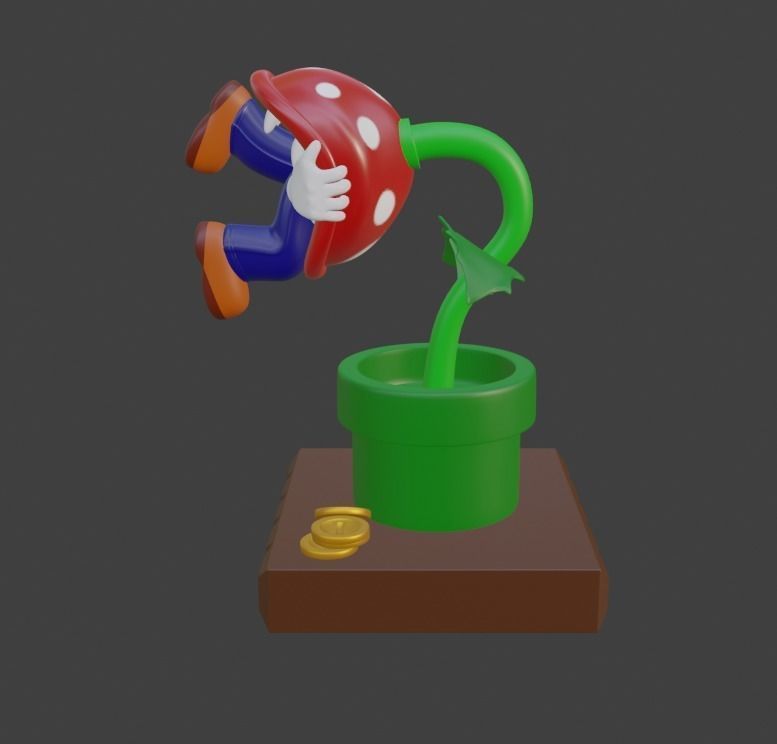 Super Mario 3d Print Model Game Over 3D print model_8