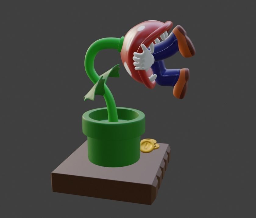 Super Mario 3d Print Model Game Over 3D print model_21