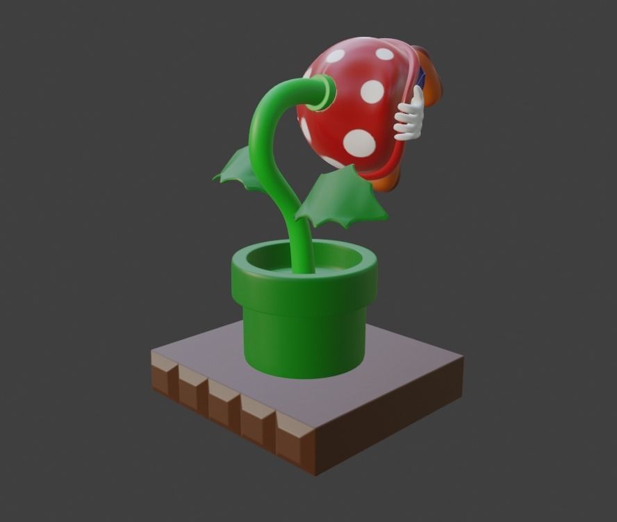 Super Mario 3d Print Model Game Over 3D print model_17