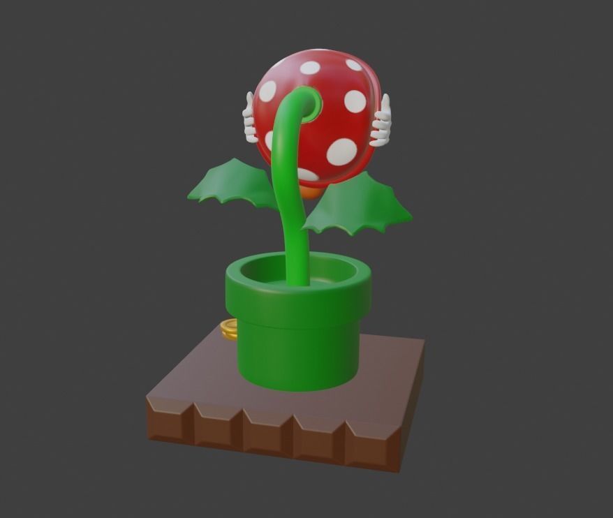 Super Mario 3d Print Model Game Over 3D print model_15