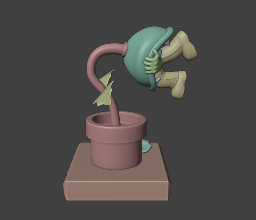 Super Mario 3d Print Model Game Over 3D print model_28