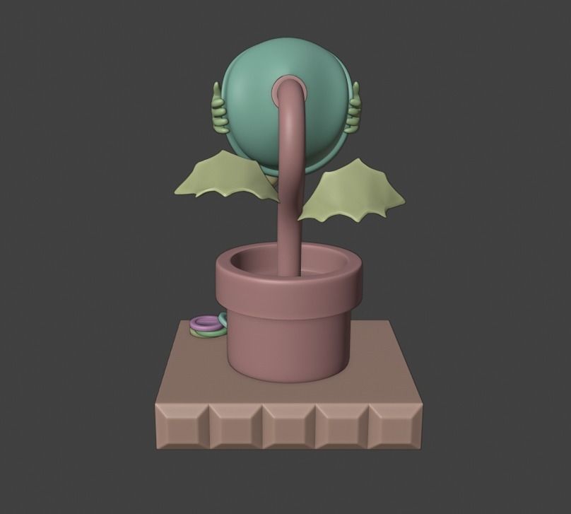 Super Mario 3d Print Model Game Over 3D print model_34