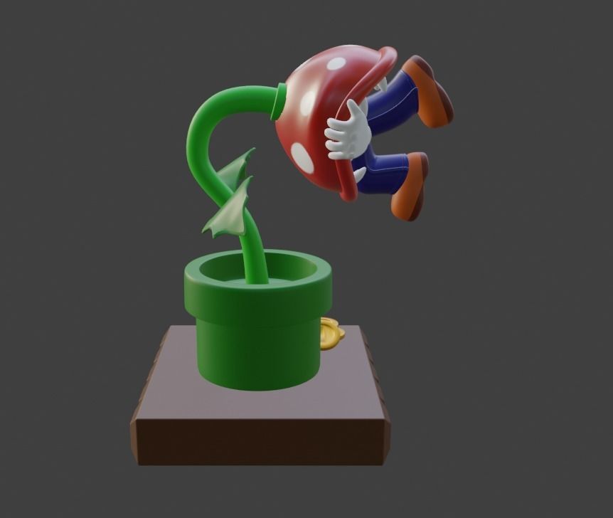 Super Mario 3d Print Model Game Over 3D print model_20