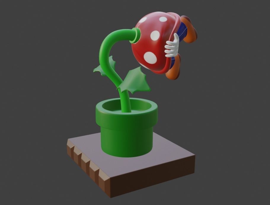 Super Mario 3d Print Model Game Over 3D print model_18