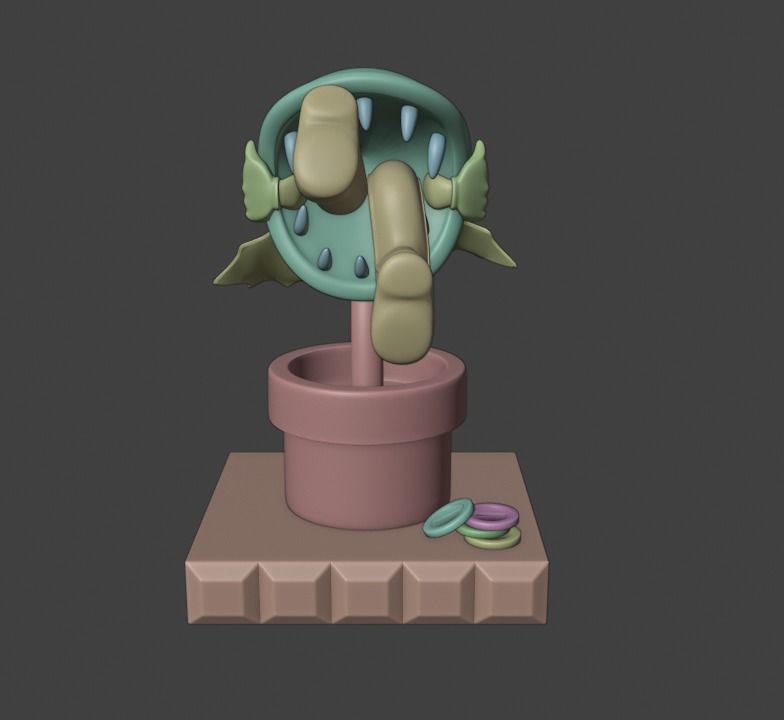 Super Mario 3d Print Model Game Over 3D print model_27