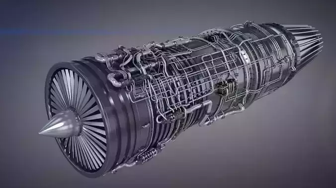 Engine  jet 3D model