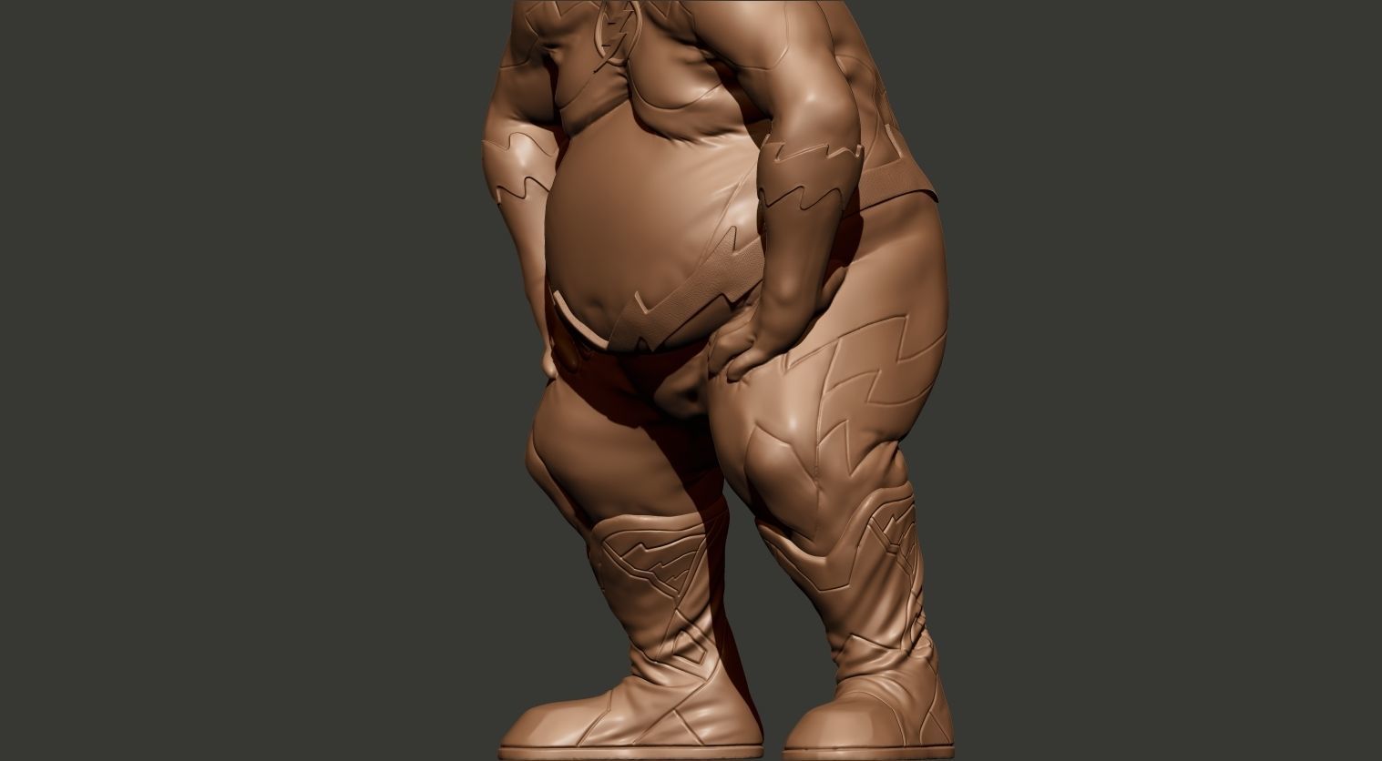 Flash Retired 3D print model_9