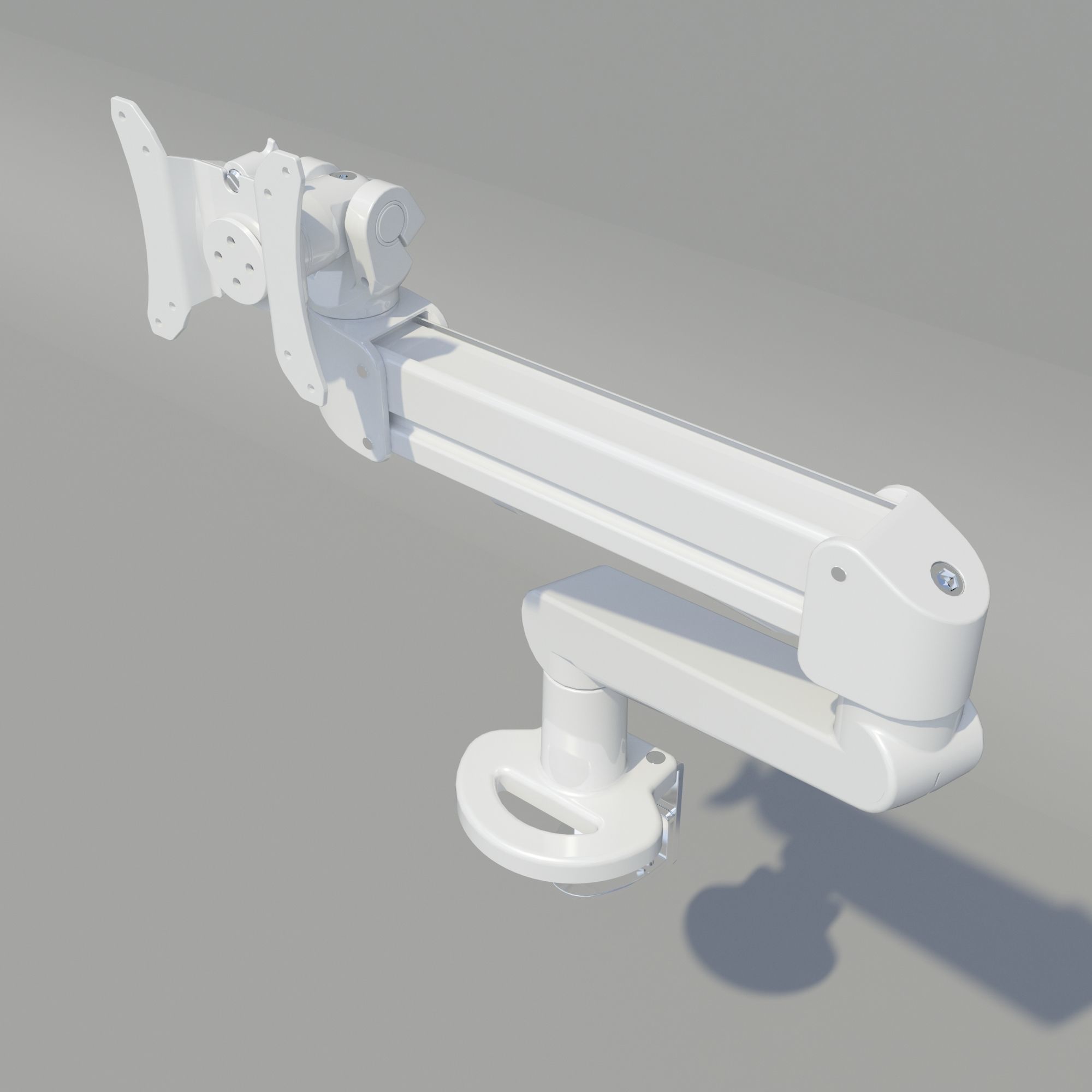Monitor Arm Desk Mount - Kontador 3D model_3