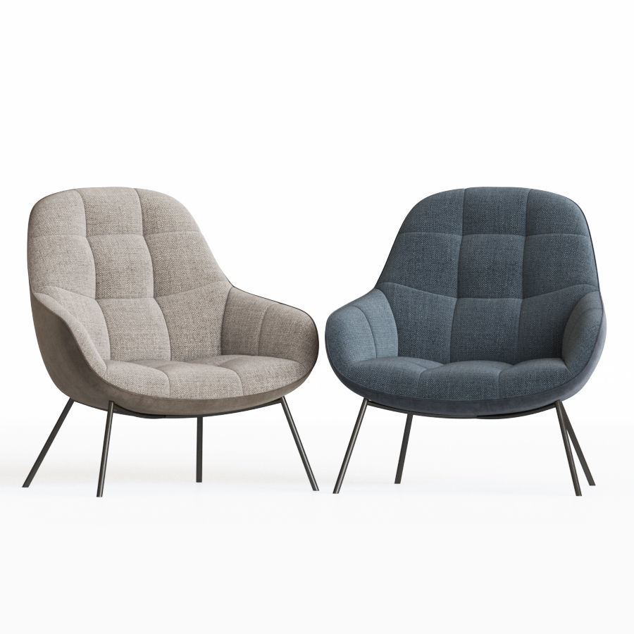 Mango Lounge Chair Oopenspace 3D model_1