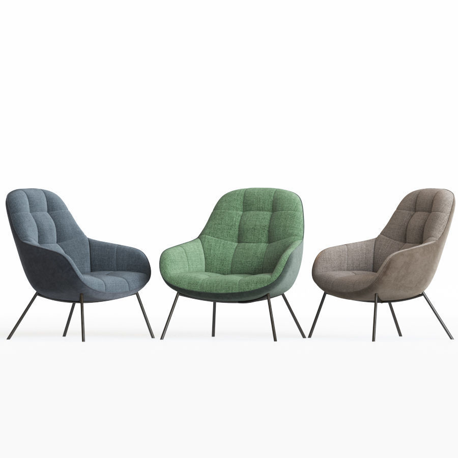 Mango Lounge Chair Oopenspace 3D model_2
