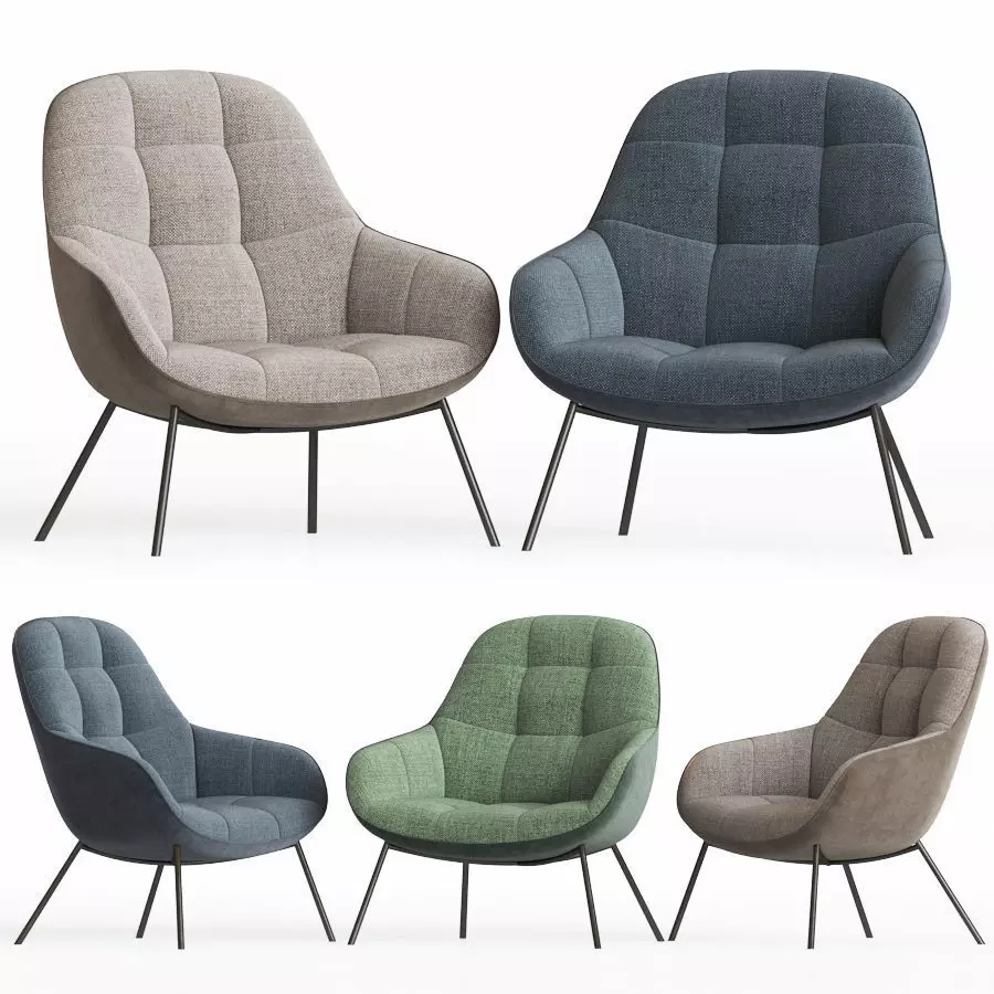 Mango Lounge Chair Oopenspace 3D model_0