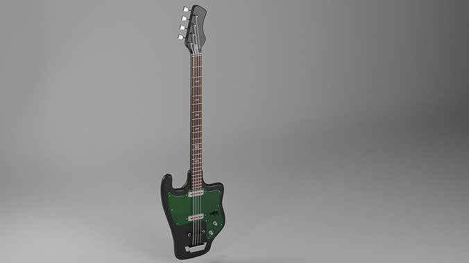 Soviet Bass Tonika 3D model 3D model