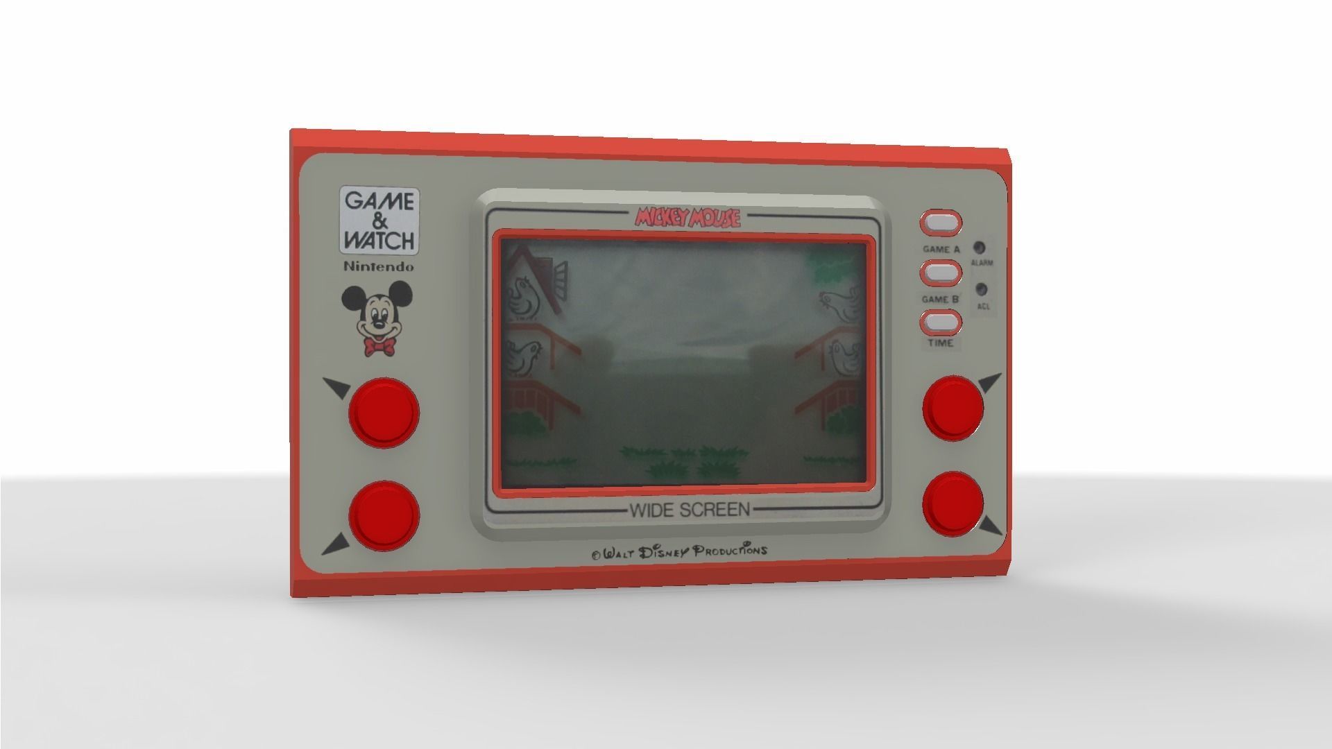 Mickey Mouse Game and Watch Low-poly 3D model_20