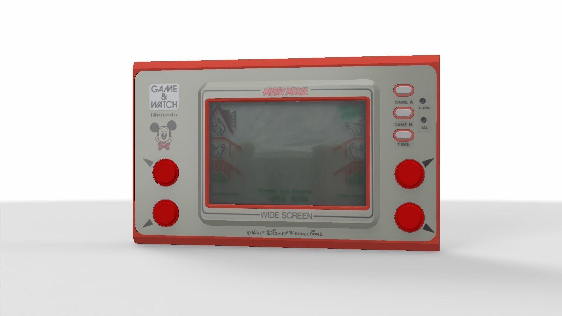 Mickey Mouse Game and Watch Low-poly 3D model_18