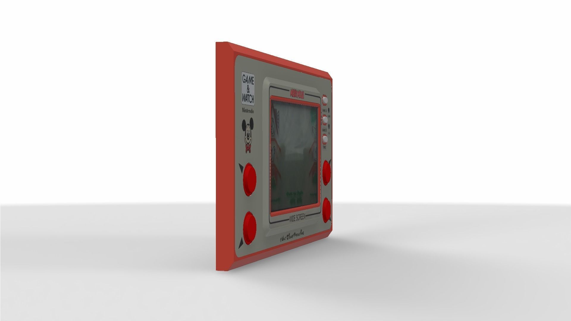 Mickey Mouse Game and Watch Low-poly 3D model_4