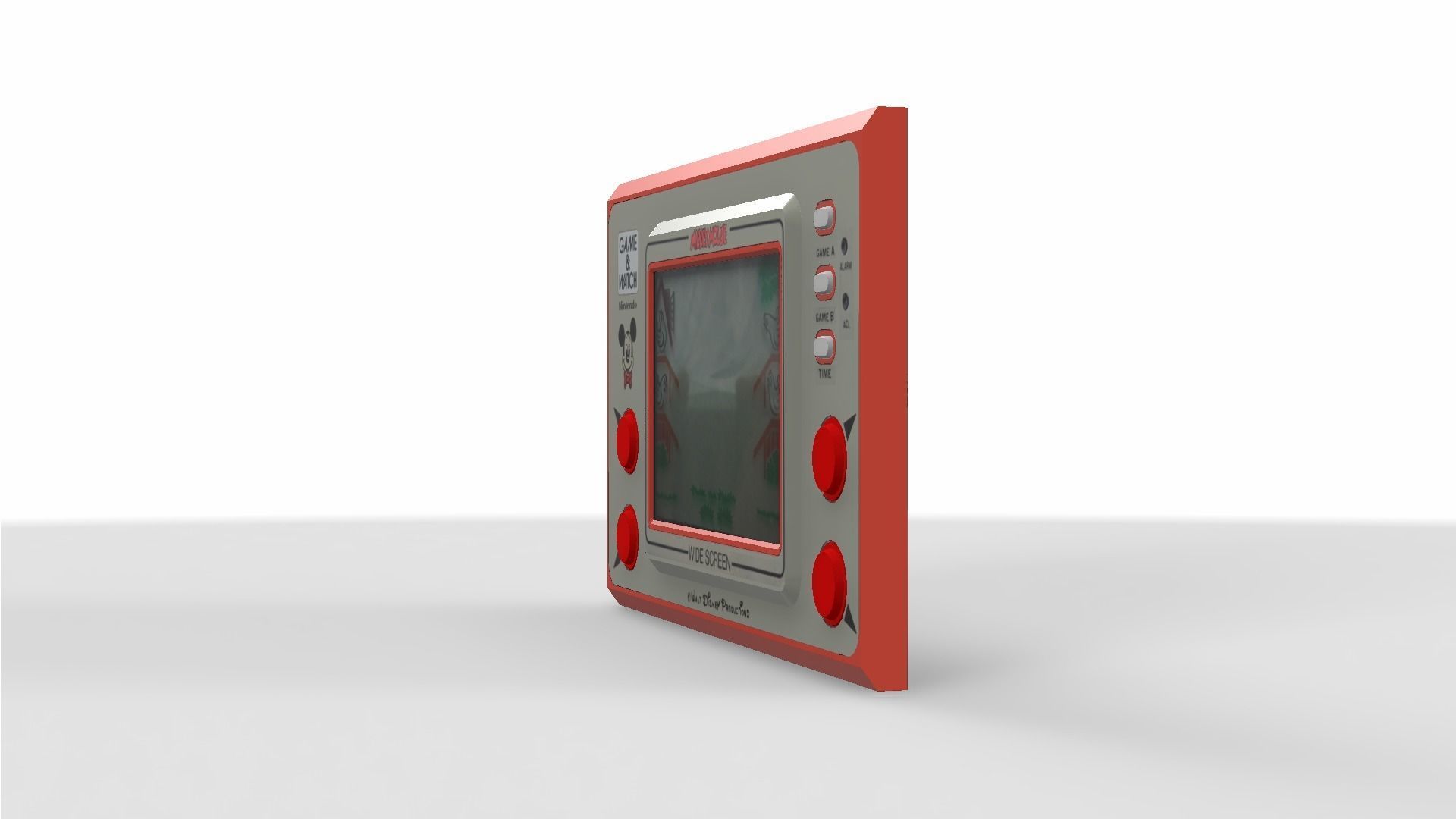 Mickey Mouse Game and Watch Low-poly 3D model_14
