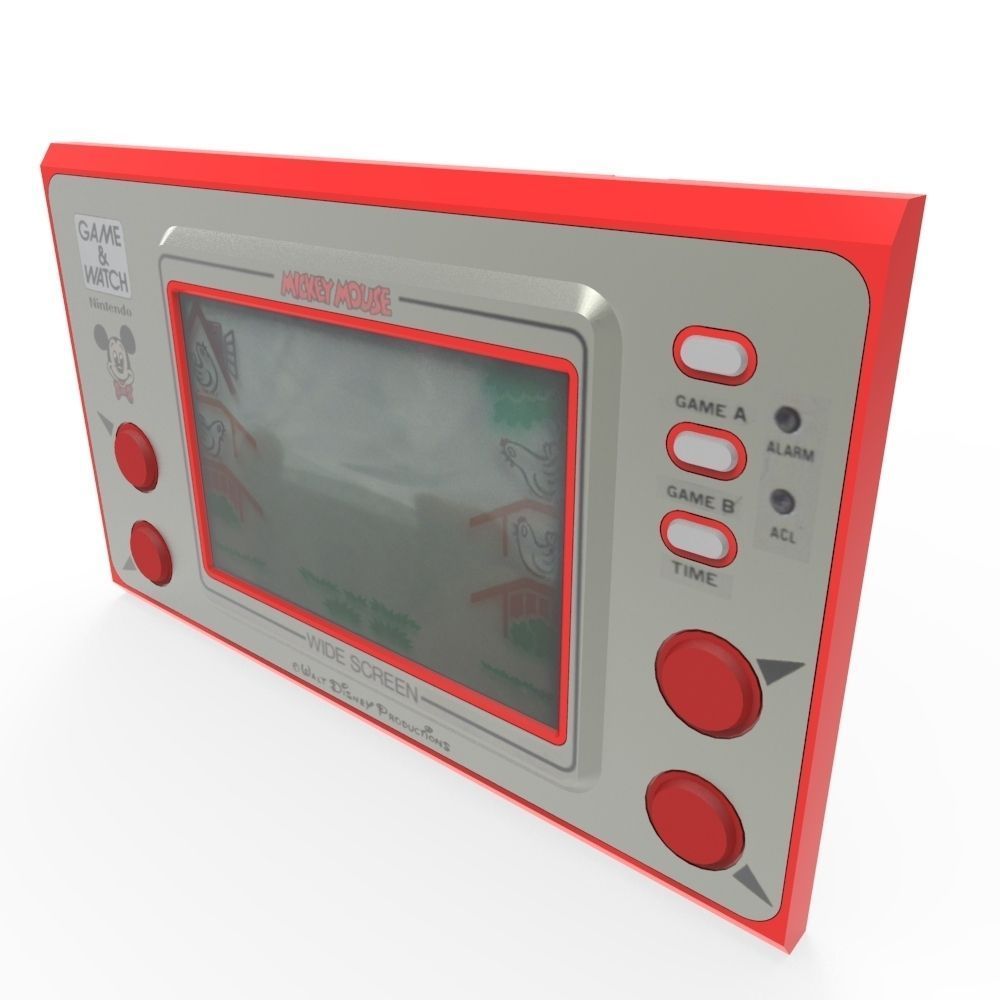 Mickey Mouse Game and Watch Low-poly 3D model_23
