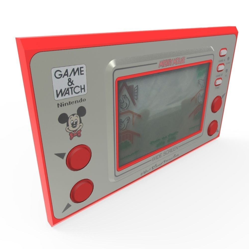 Mickey Mouse Game and Watch Low-poly 3D model_24