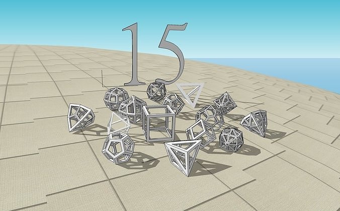 Cubic crystal system grid with noticeable corners 3D print model