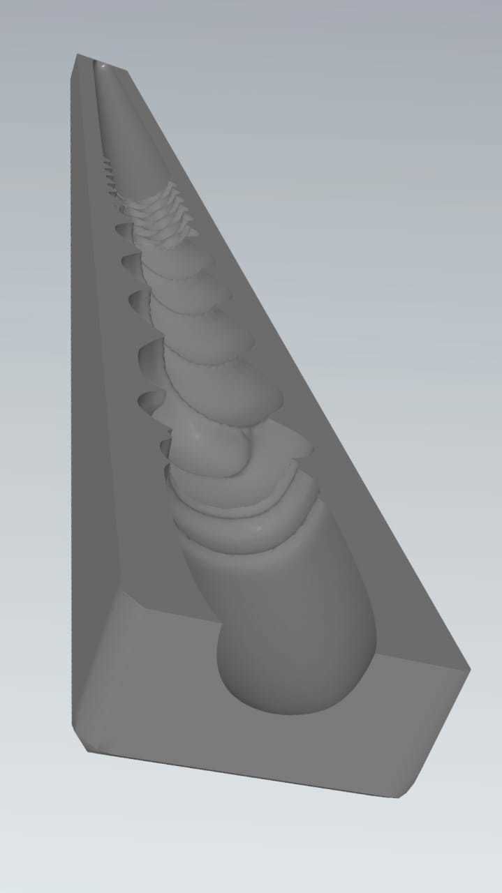 MakeIT Harry Potter Ginny Weasley Wand Mold 3D 3D model_4