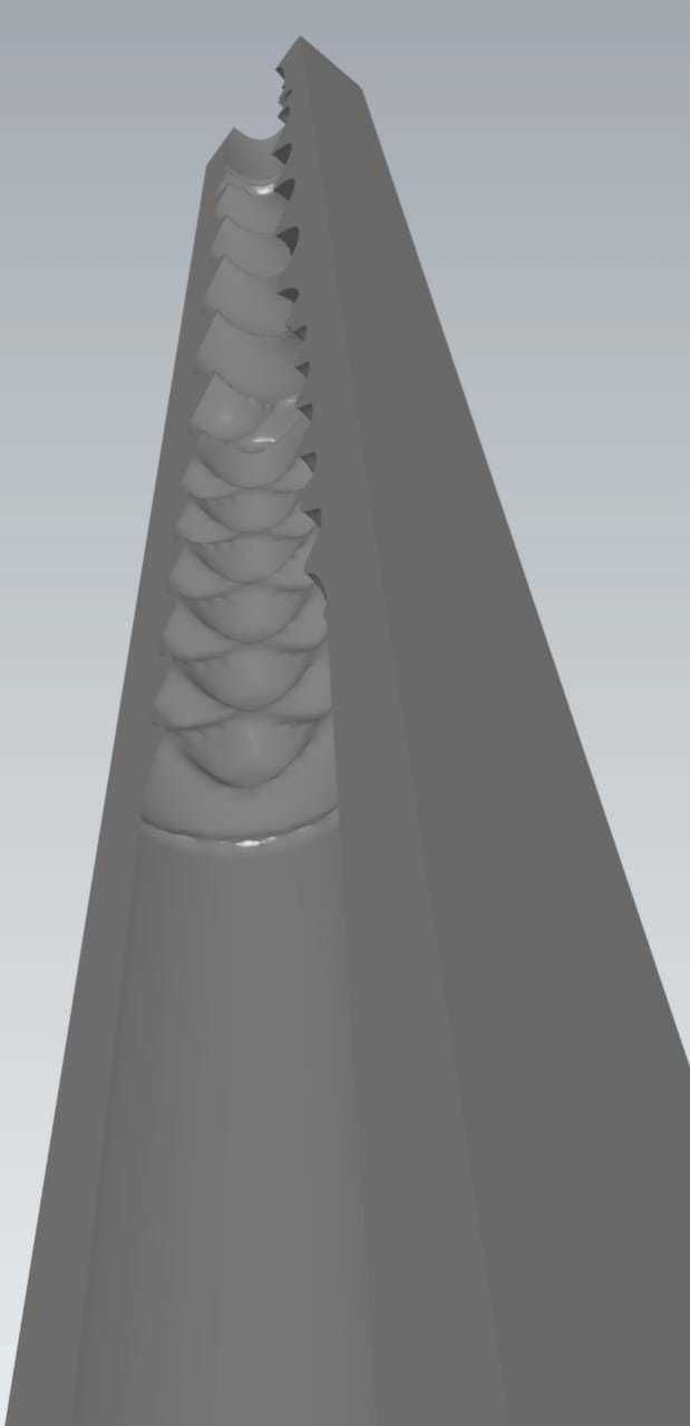 MakeIT Harry Potter Ginny Weasley Wand Mold 3D 3D model_9