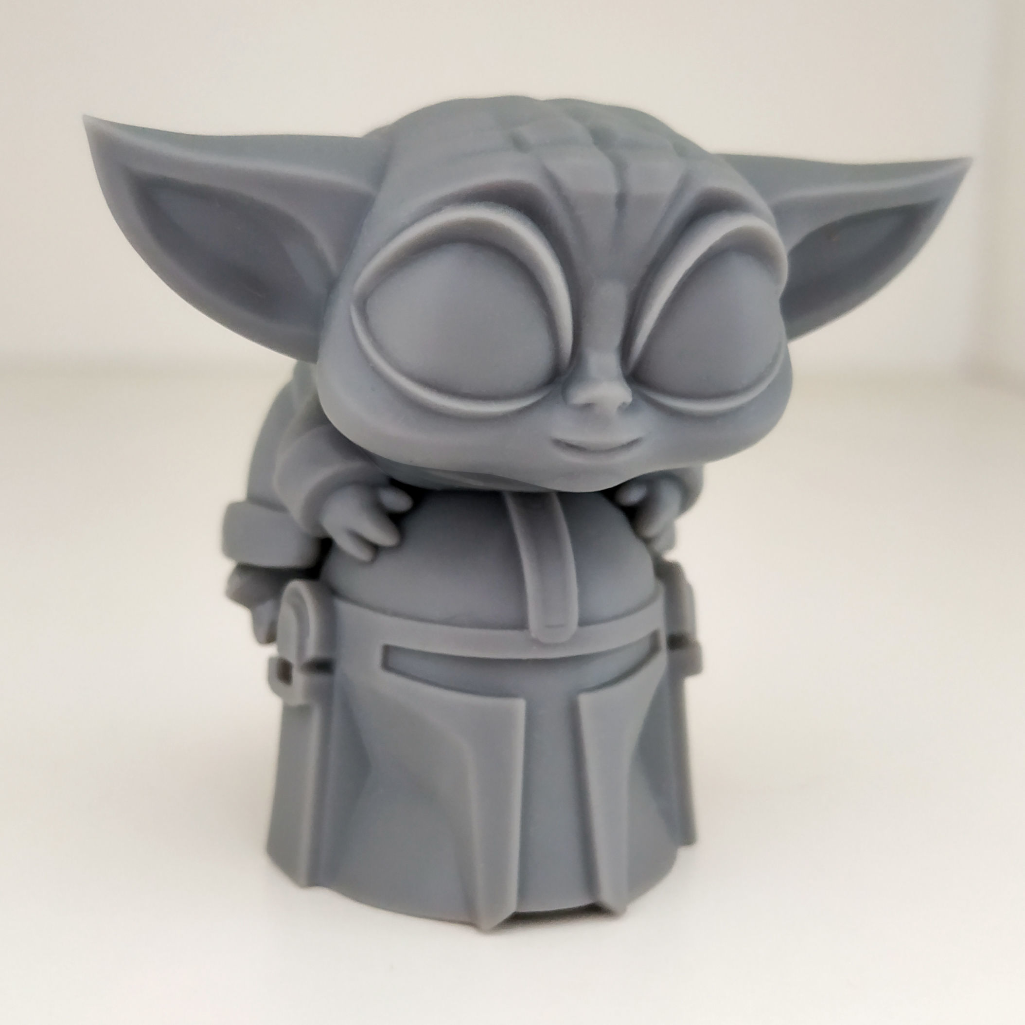 Grogu - Baby Yoda and Helmet 3D print model_4